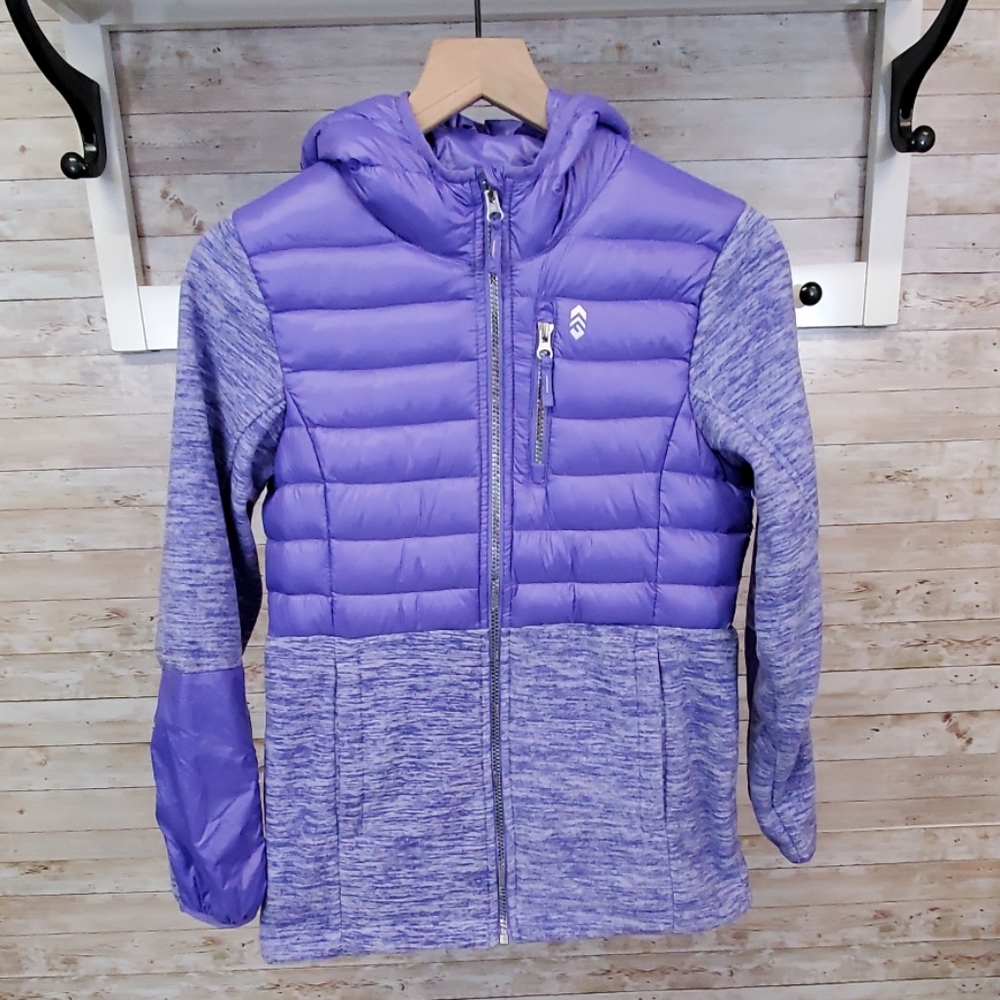 Free country puffy jacket with hood